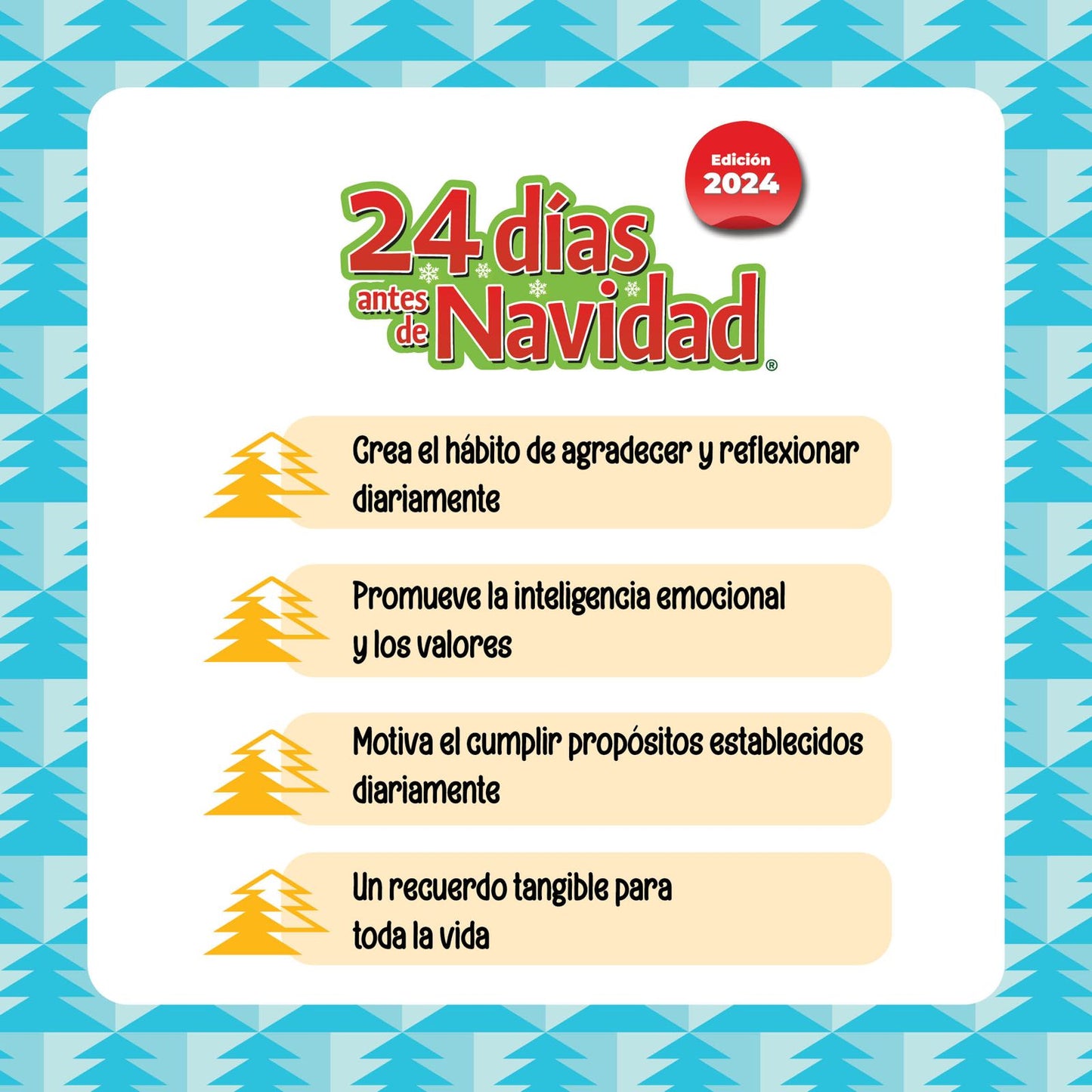 Libro 24 dias antes de Navidad Edicion 2024