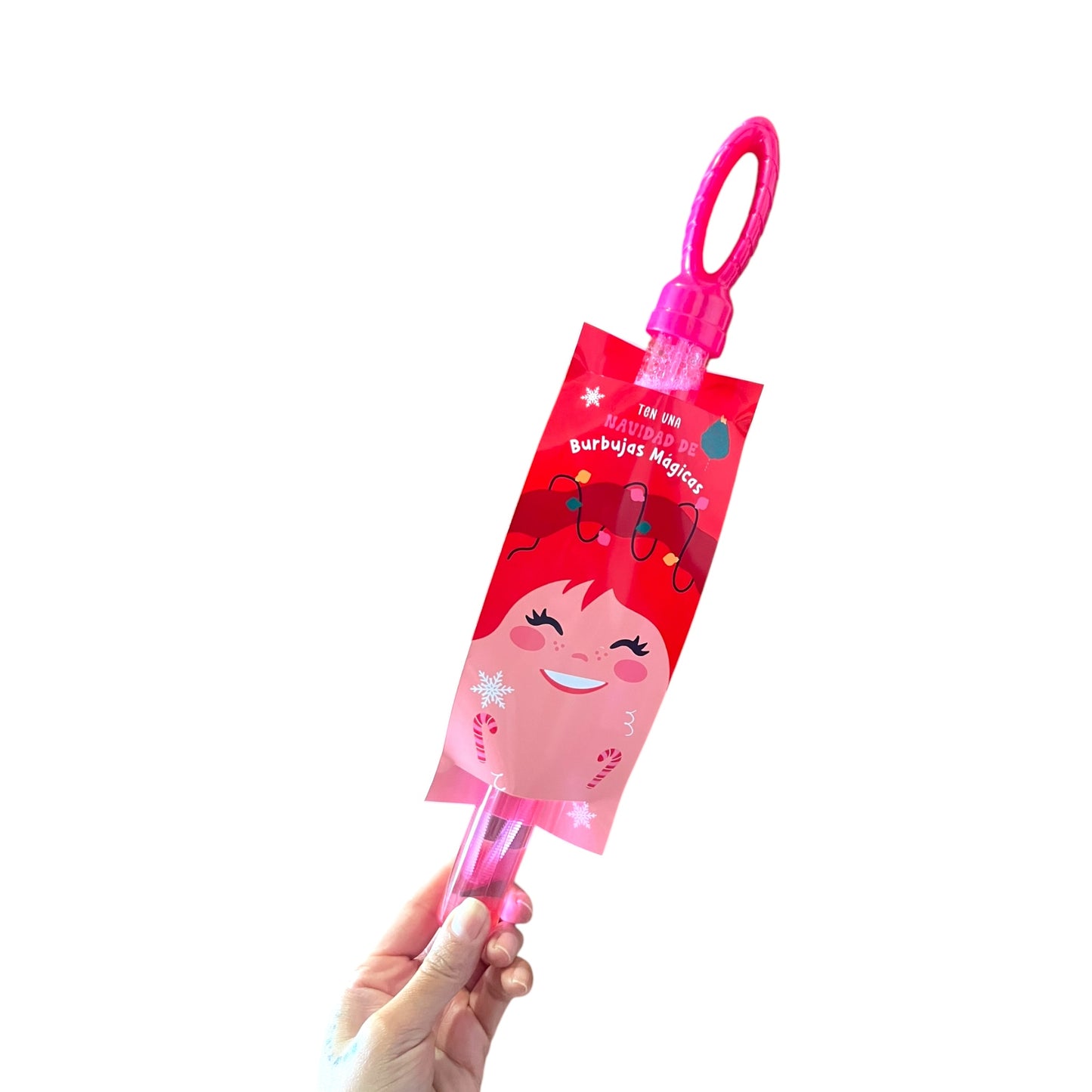 Blister navideño con burbujas