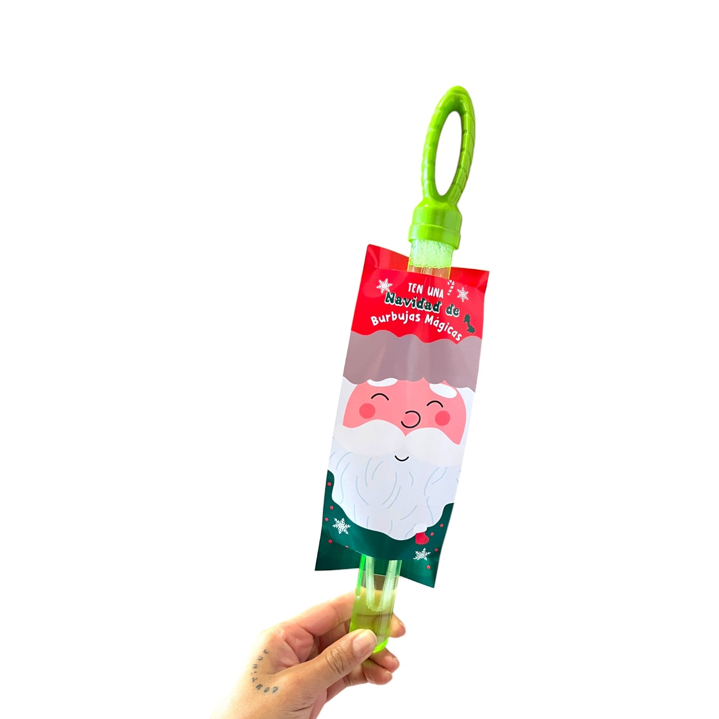 Blister navideño con burbujas