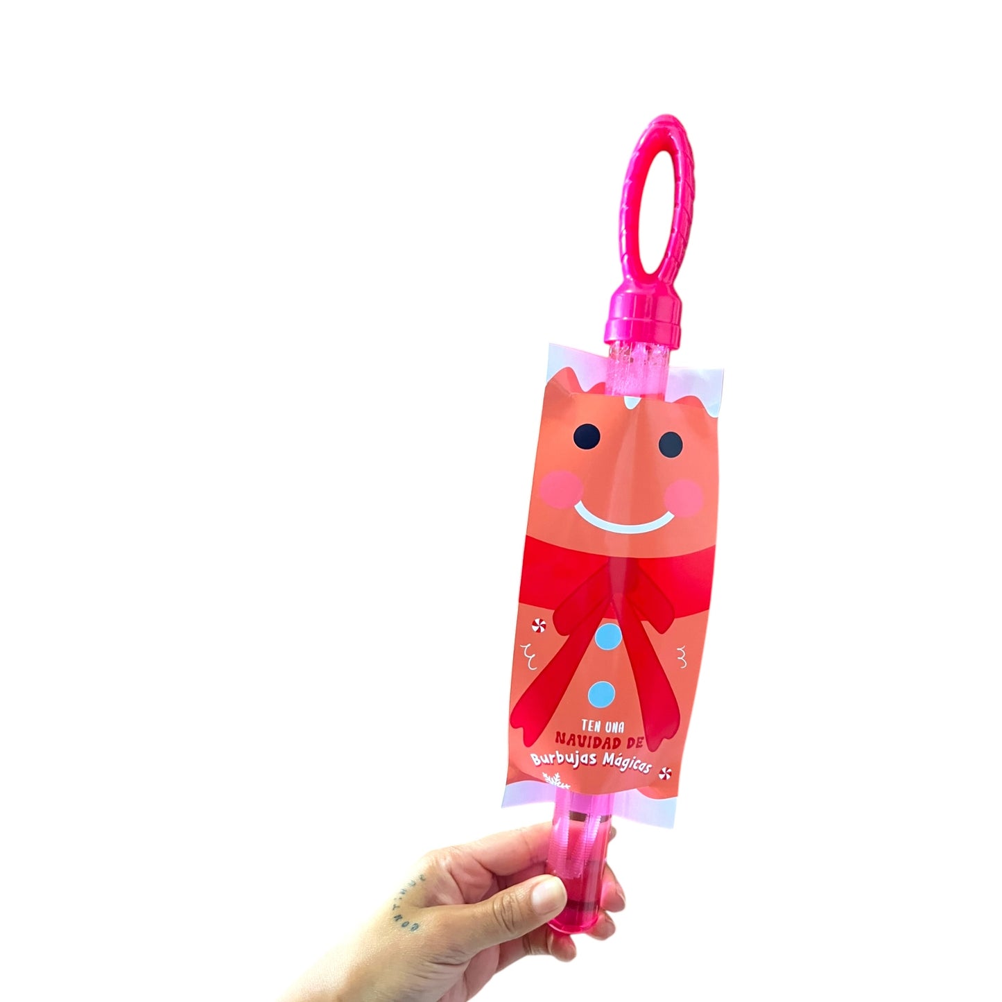 Blister navideño con burbujas