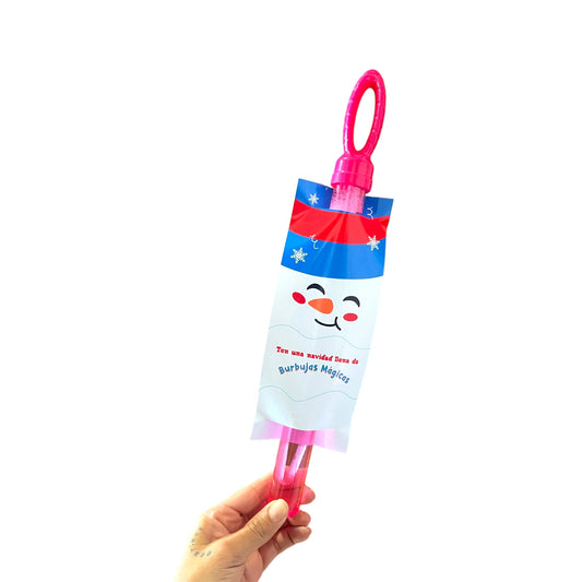 Blister navideño con burbujas