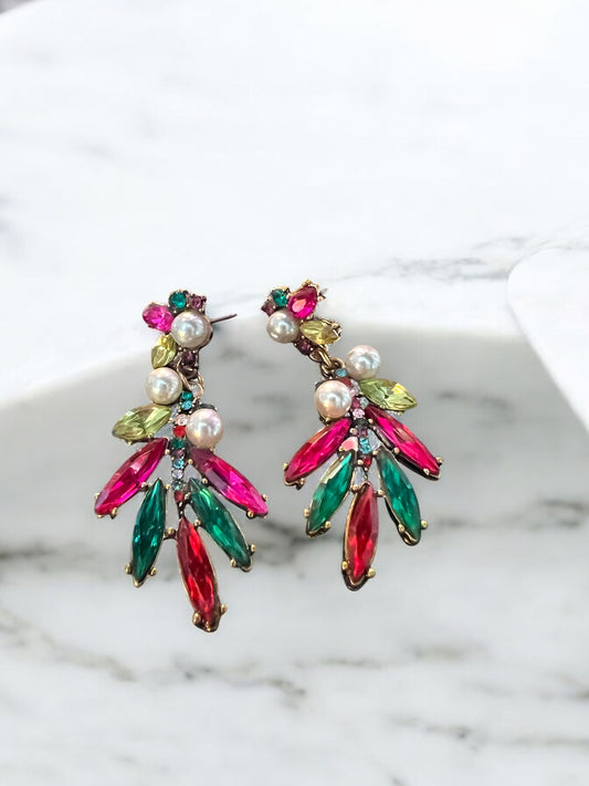 Aretes largos colores