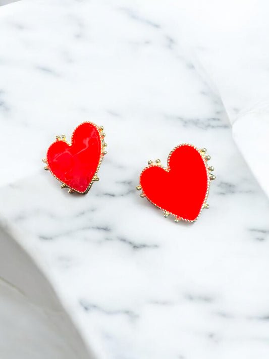 Aretes corazón