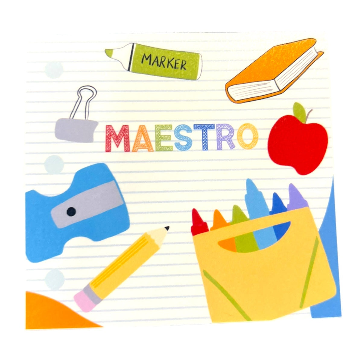 Porta Pos-it dia del maestro