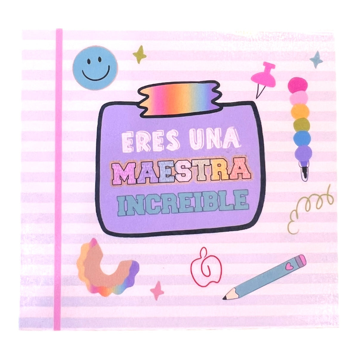 Porta Pos-it dia del maestro