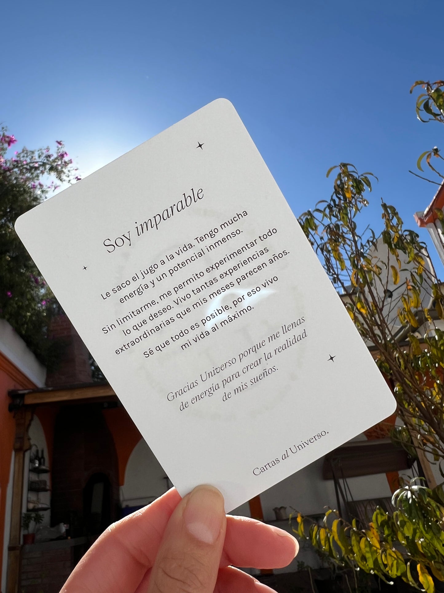 Mantras Cartas al Universo