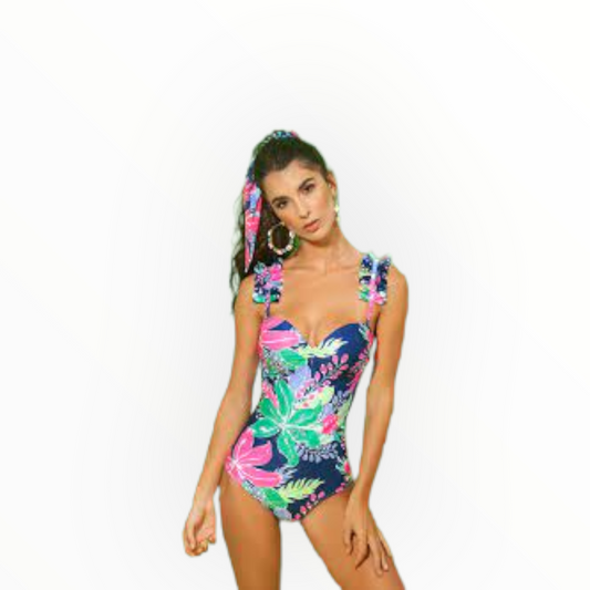 Traje de baño colombiano completo para dama 1252