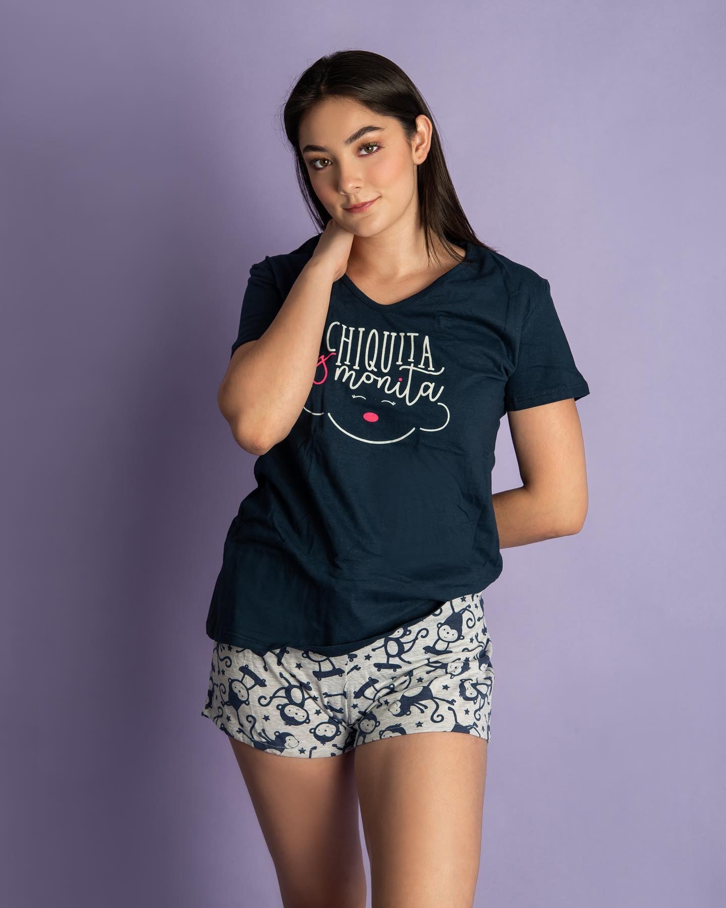 Pijama de short para mujer  - Chiquita y Monita -
