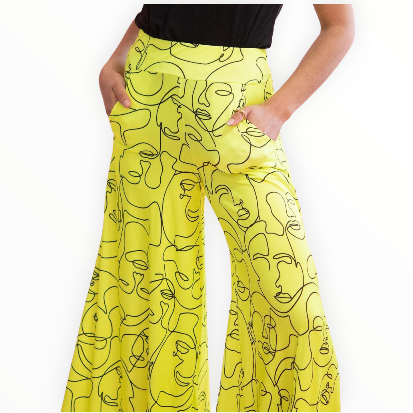 Pantalon pierna ancha para Dama