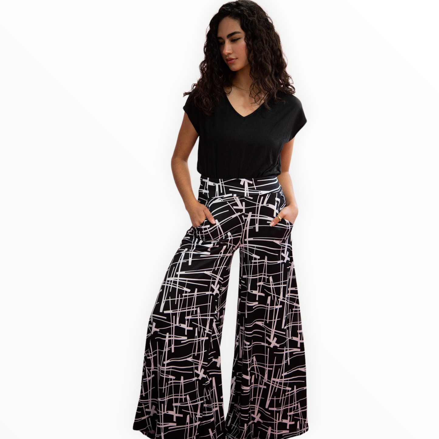 Pantalon pierna ancha para Dama
