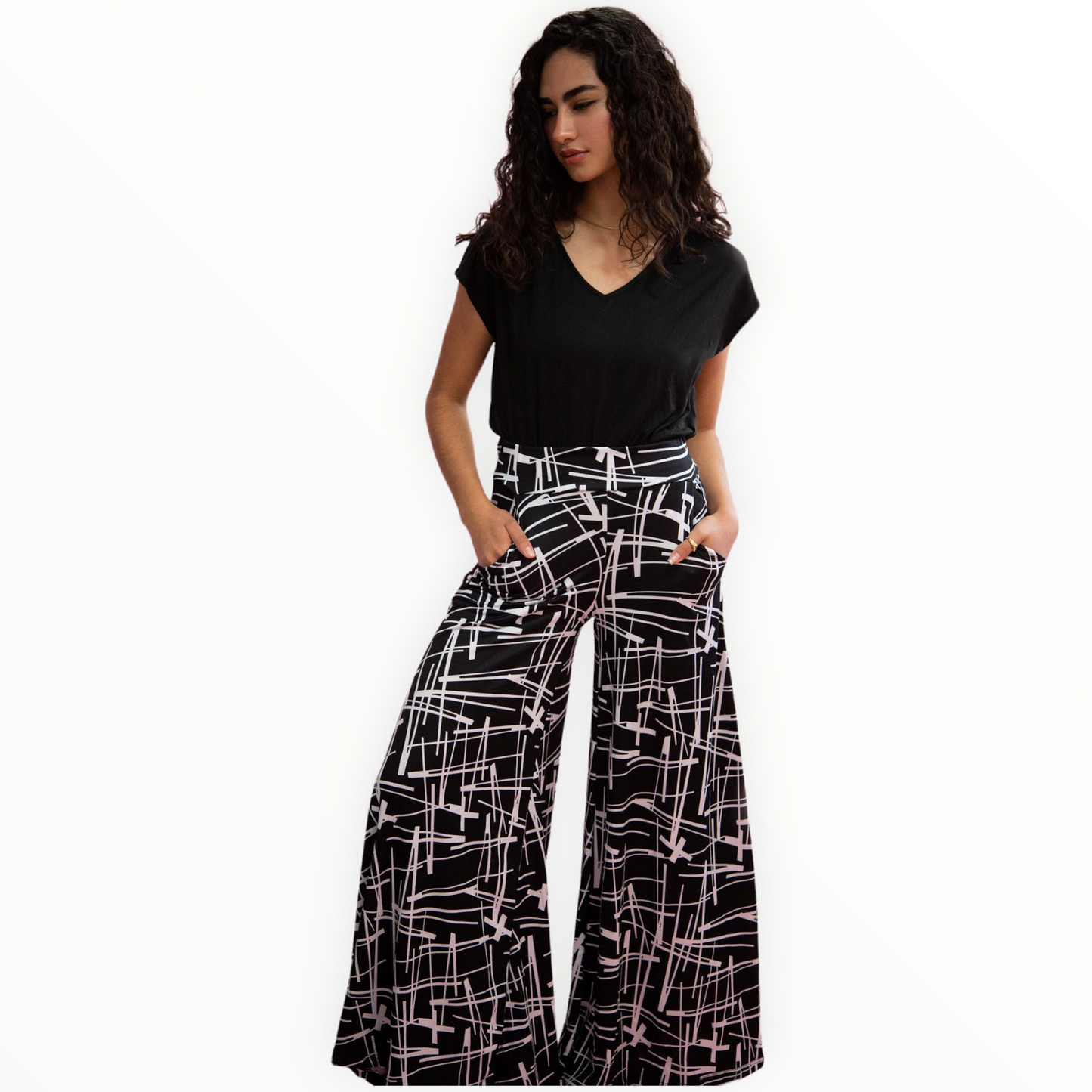Pantalon pierna ancha para Dama