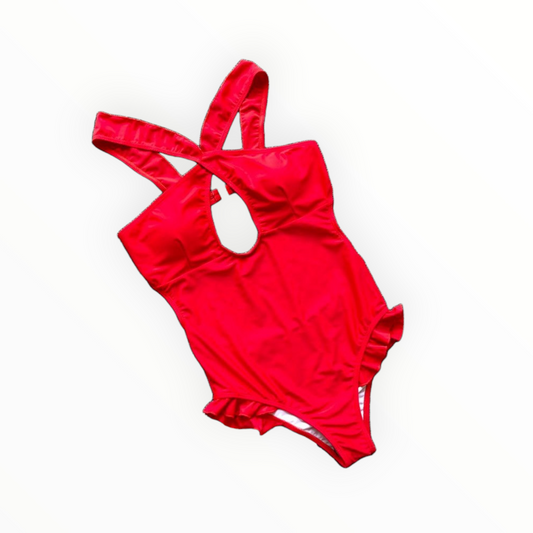 Traje de baño completo para dama olanes