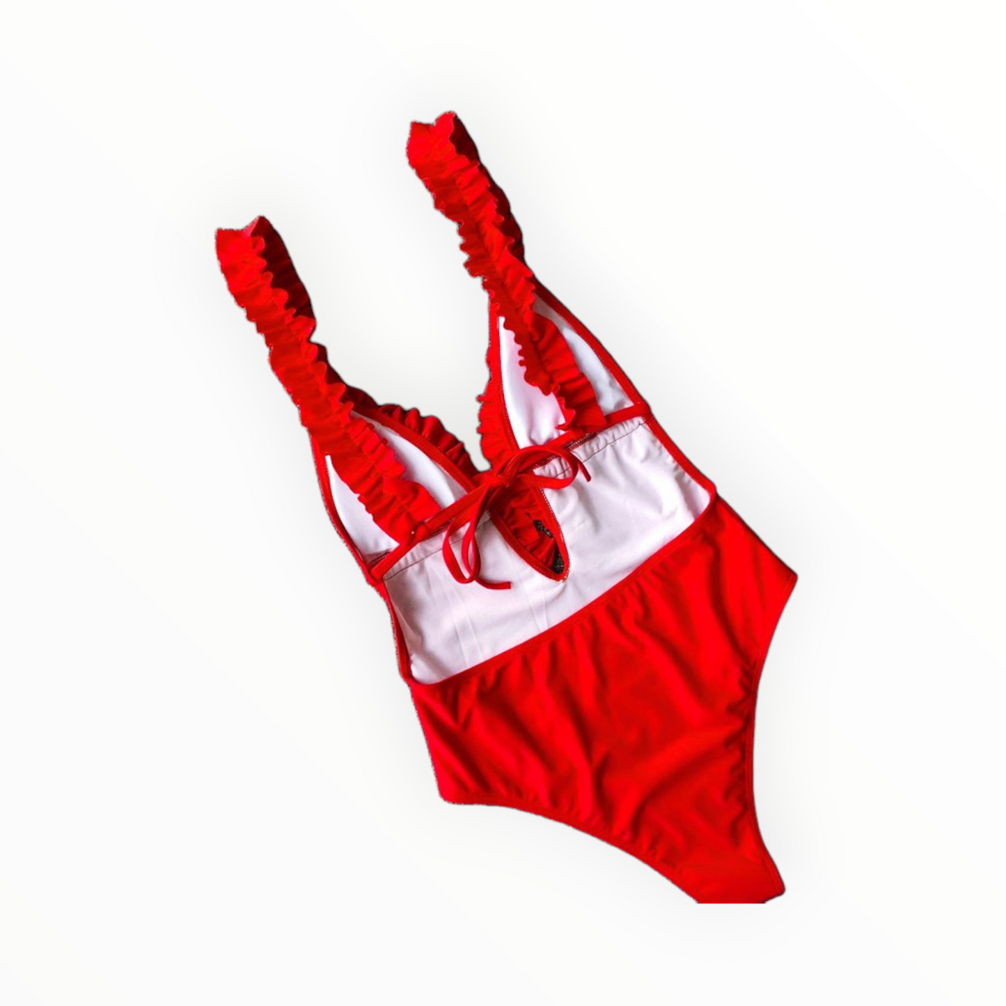 Traje de baño completo para dama olanes