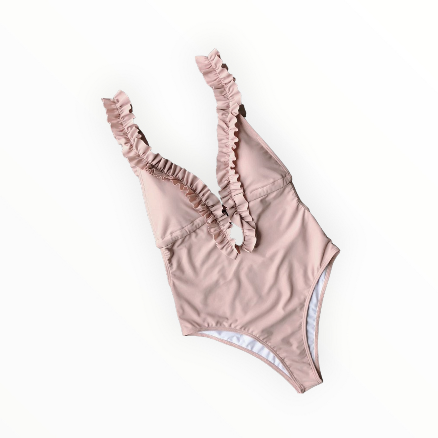 Traje de baño completo para dama olanes