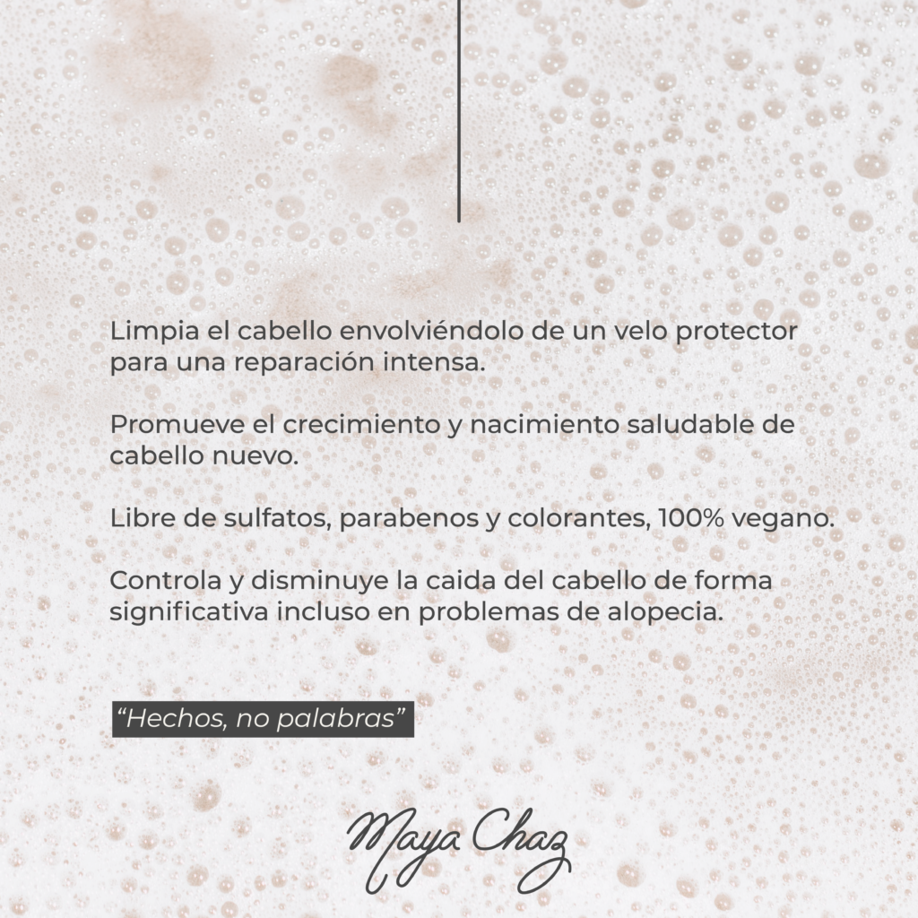 Shampoo para Crecimiento de cabello Maya Chaz