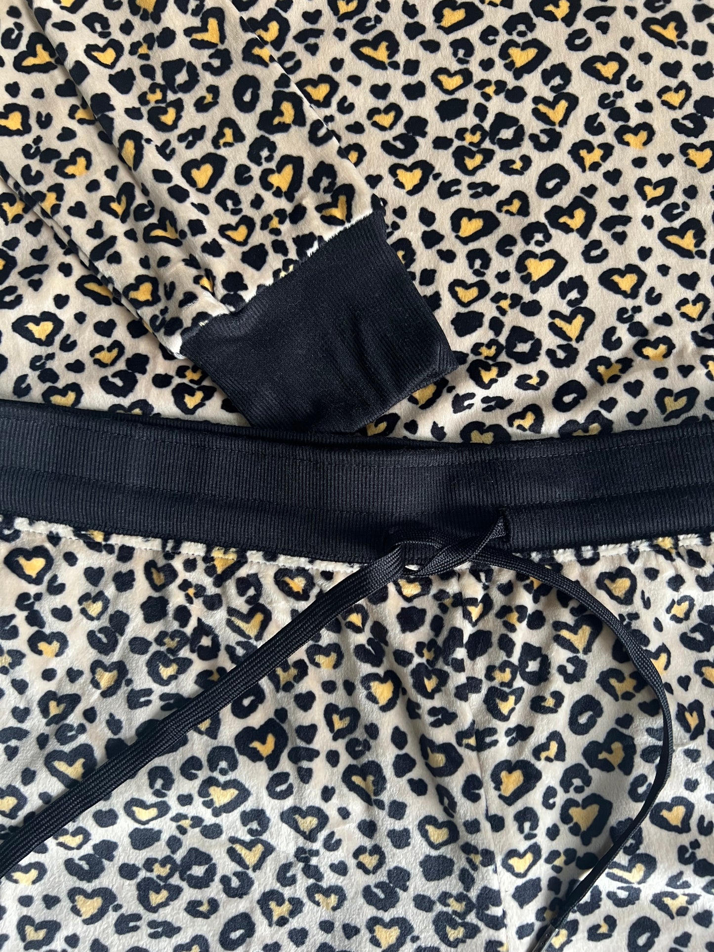 Pijama para mujer pantalon y blusa manga larga black bow