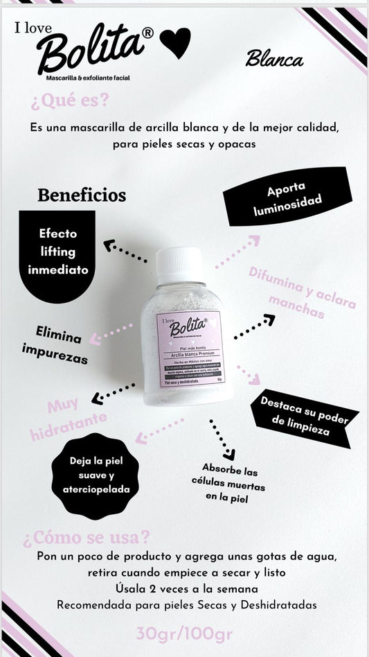 Mascarilla de Arcilla Blanca