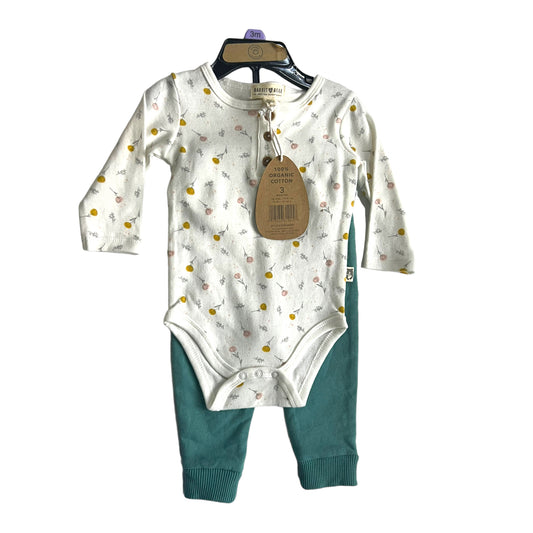 Conjunto de 2 piezas de Pañalero y pants niña Rabbit Bear Organic Cotton