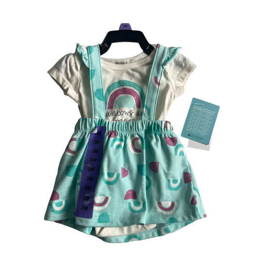 Conjunto de 2 piezas de Pañalero y Falda Pekkle