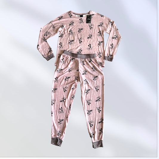 Set de pijama para dama pants y blusa Minnie