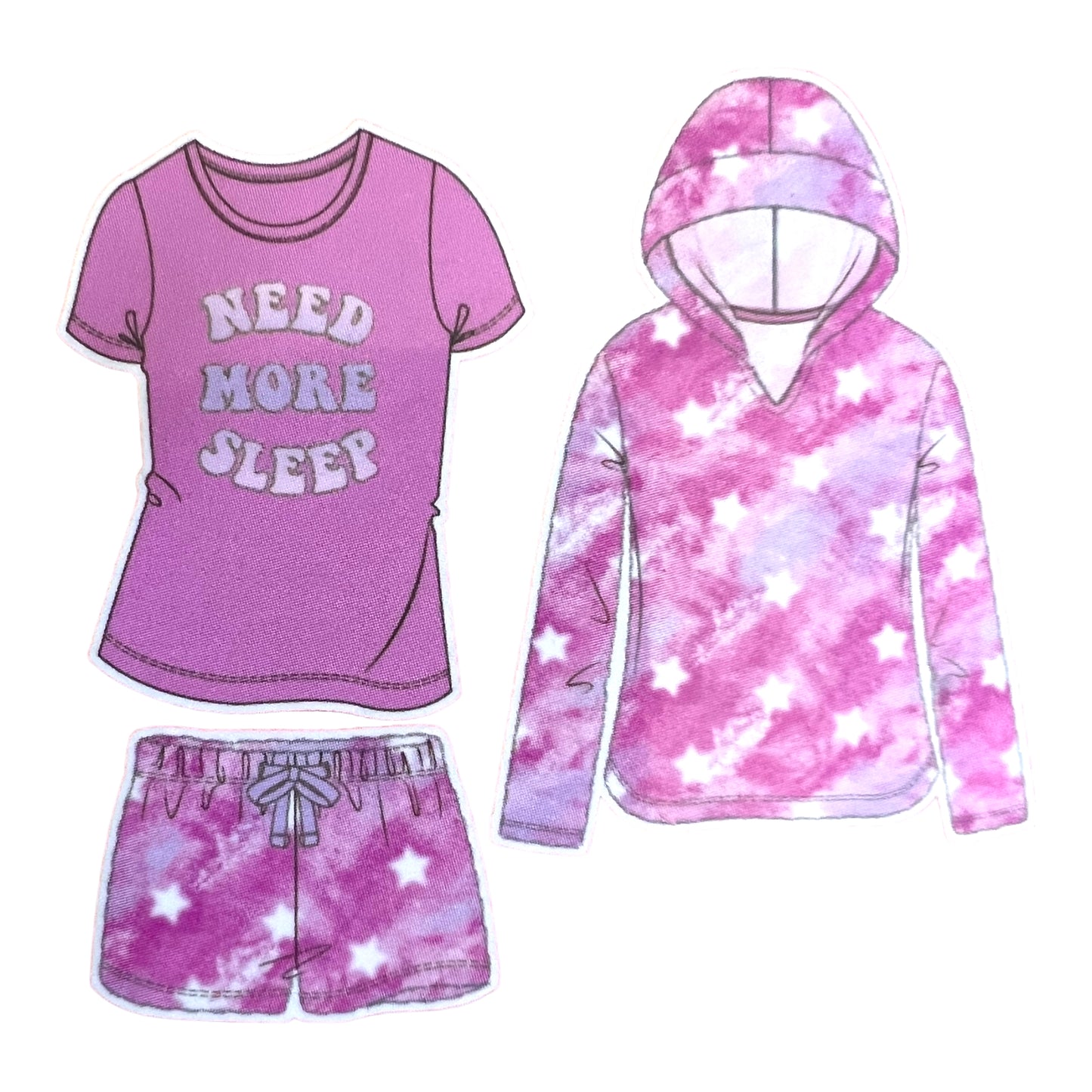 Set de Pijama niña 3 piezas Saint EVe