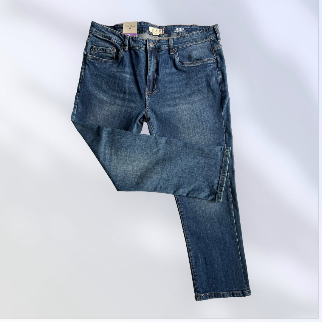 Pantalón de mezclilla para caballero English laundry