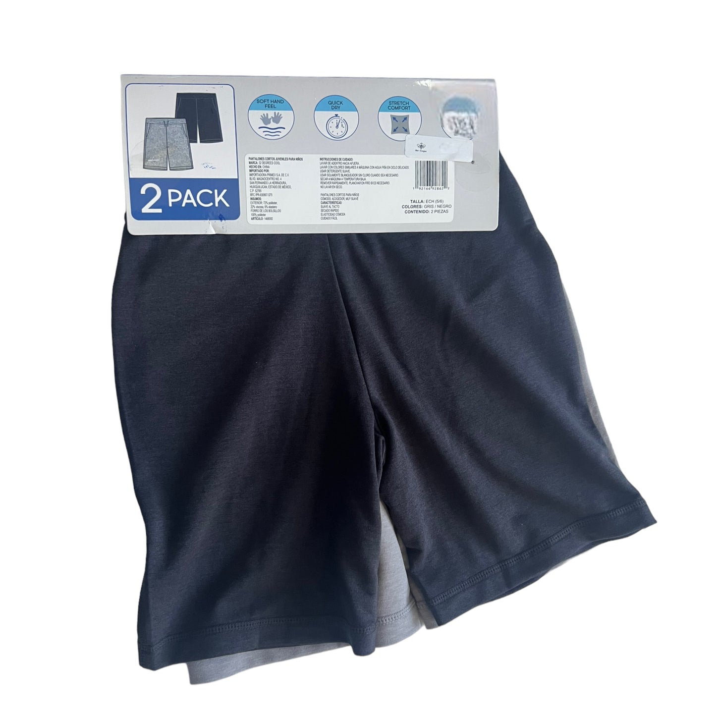 Set de 2 shorts niño 32 degrees