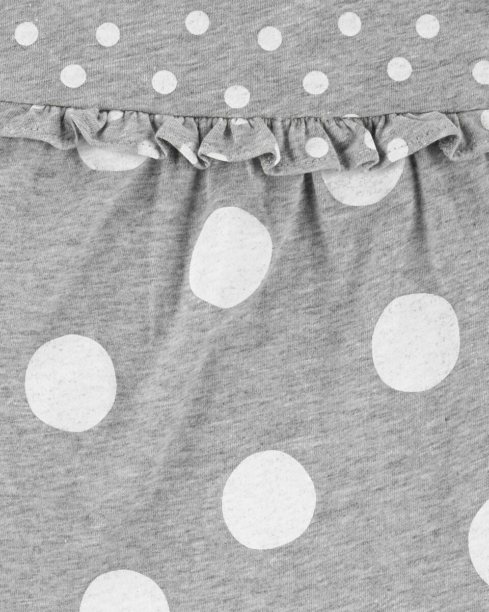 Conjunto de 2 piezas de Pañalero y pants niña Carter´s