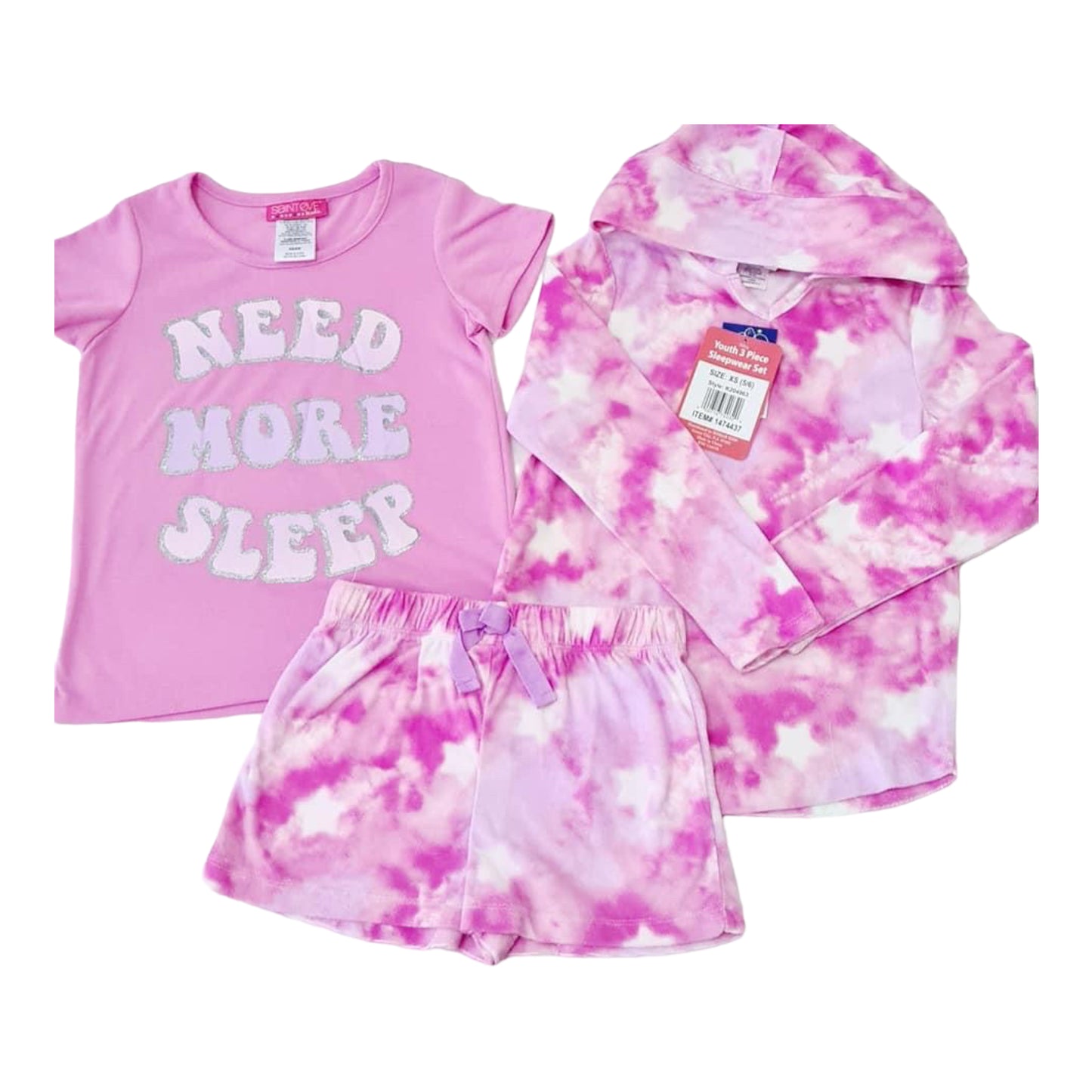 Set de Pijama niña 3 piezas Saint EVe