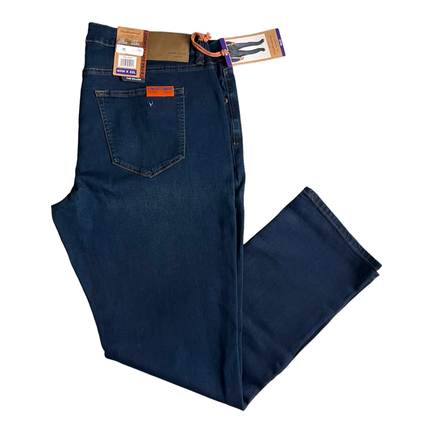 Pantalón de mezclilla para caballero Weatherproof Vintage
