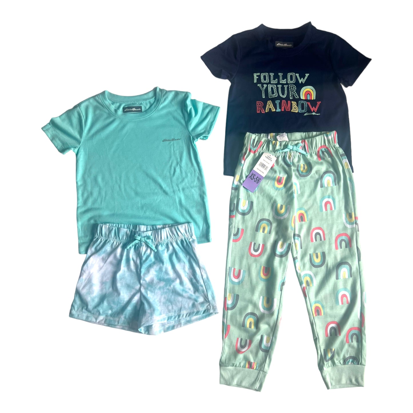 Set de 4 piezas Pijama de niña