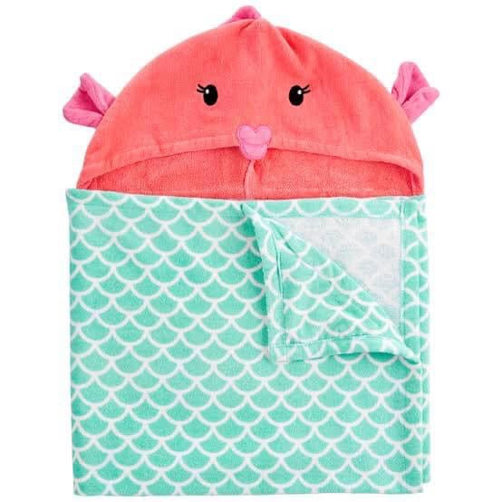 Toalla con capucha para niña Carter´s