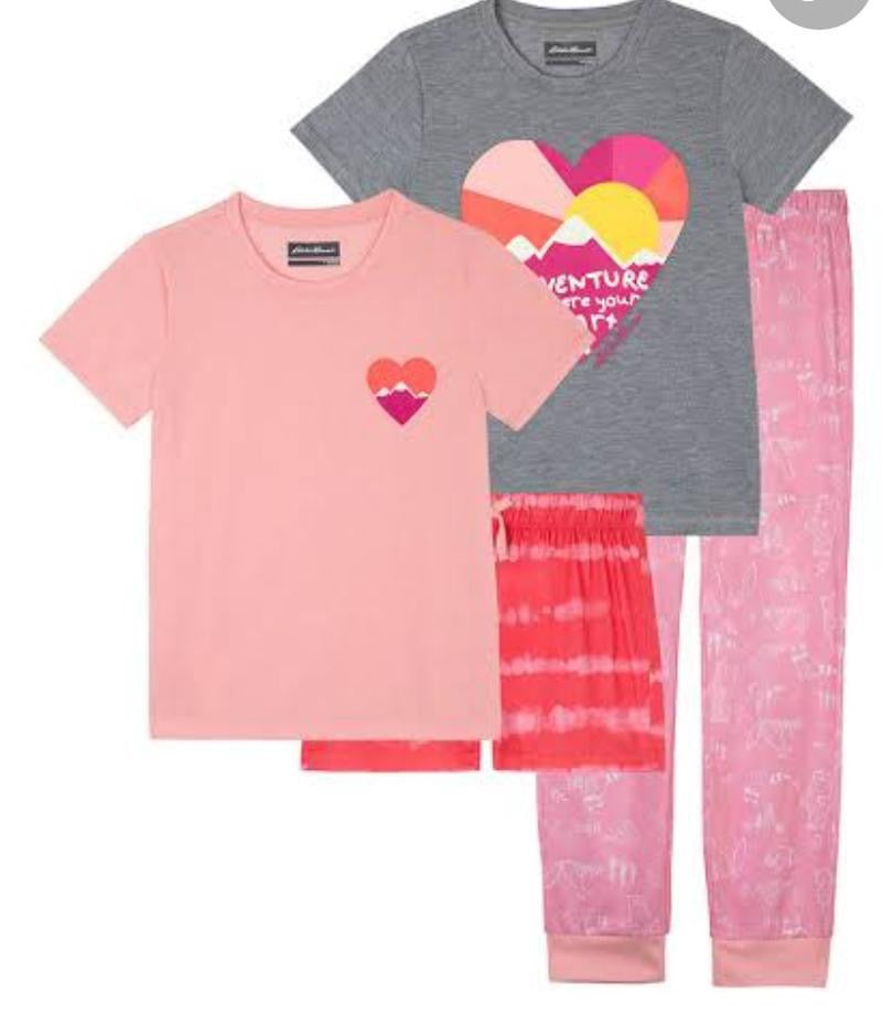 Set de 4 piezas Pijama de niña