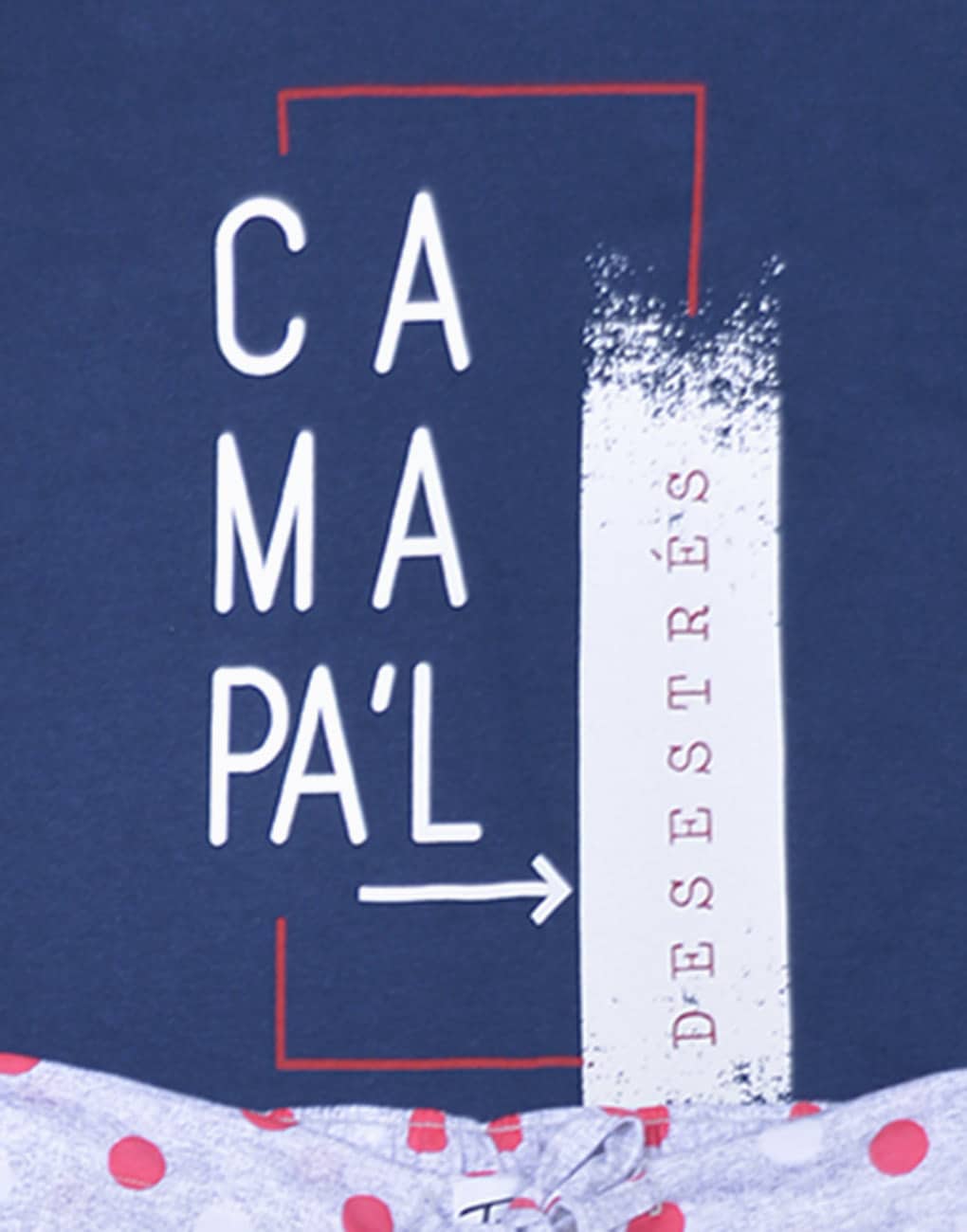 Pijama de short para mujer - Cama pa´l desestres -