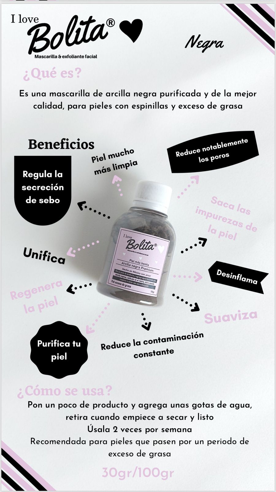 Mascarilla de Arcilla Negra