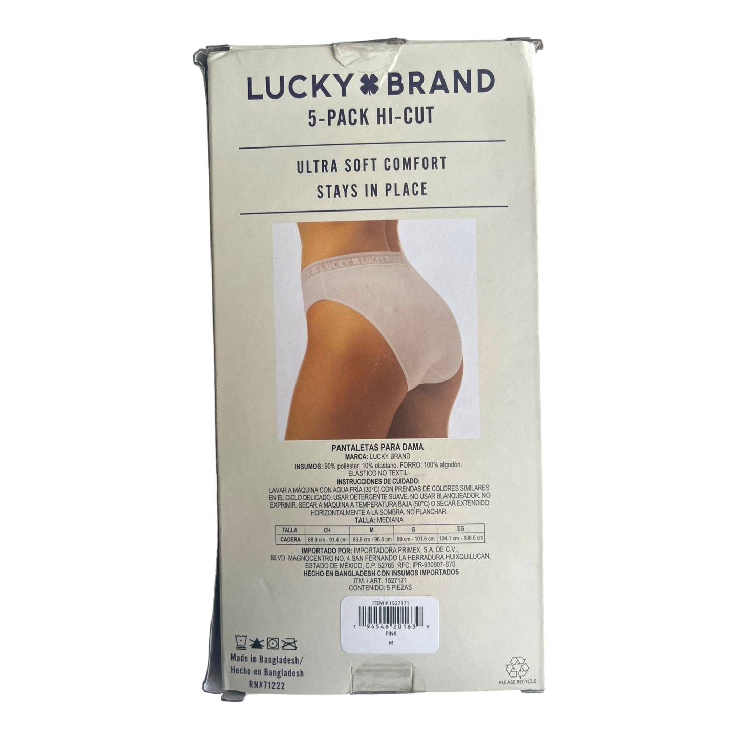 Bikini | Pantaleta para dama Lucky 5 pack