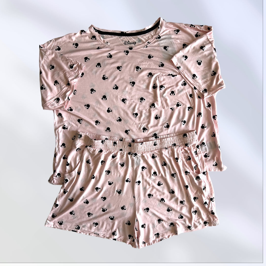 Set de pijama para dama short y blusa Minnie