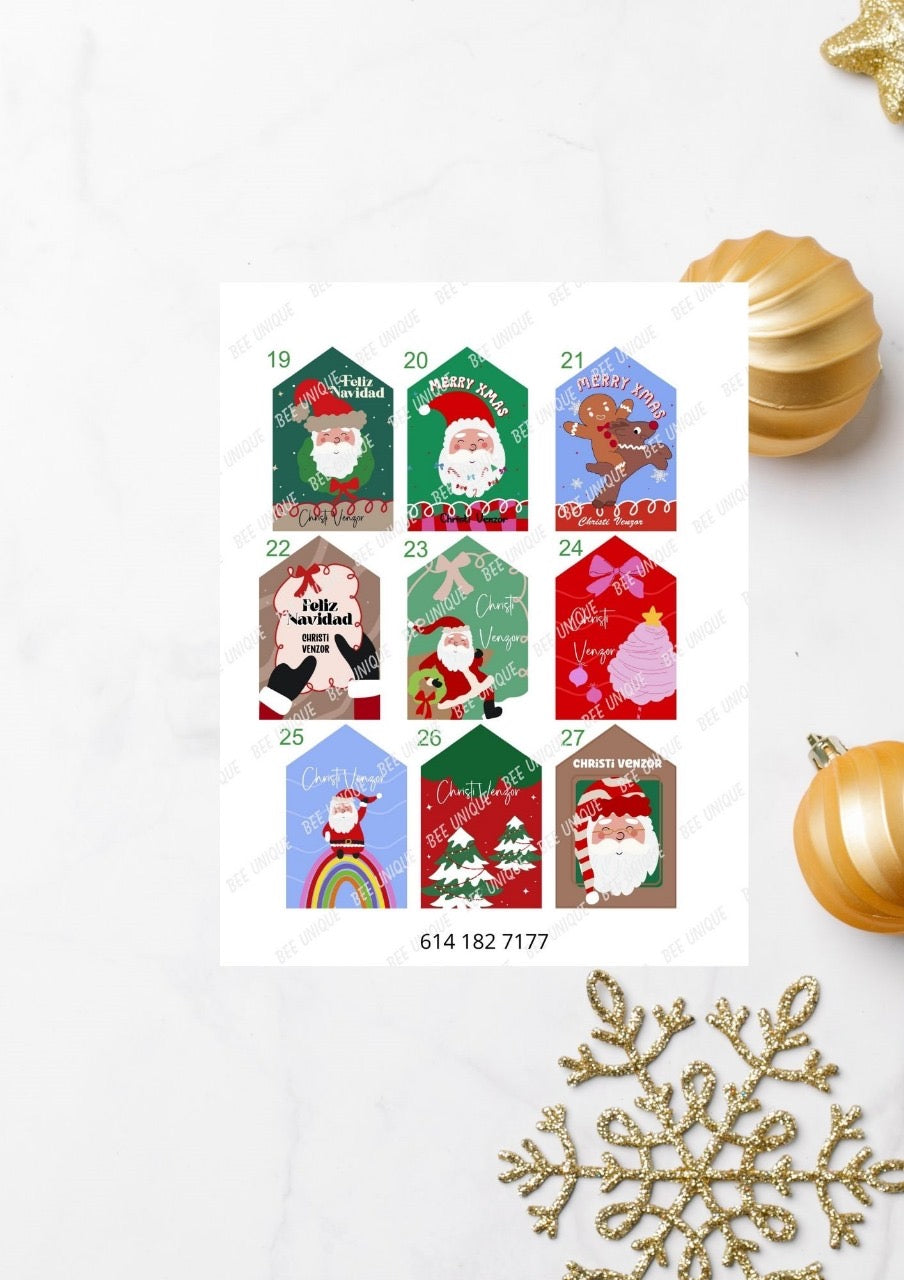 Tag Navideñas para regalos