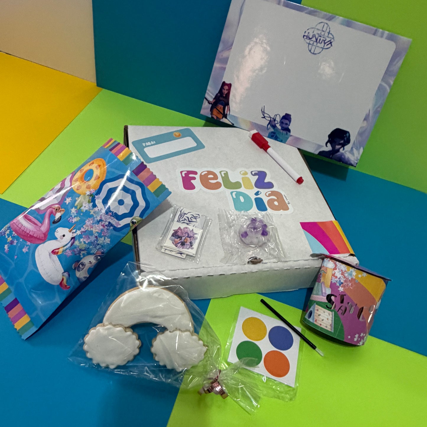 Caja con kit completo del dia del niño