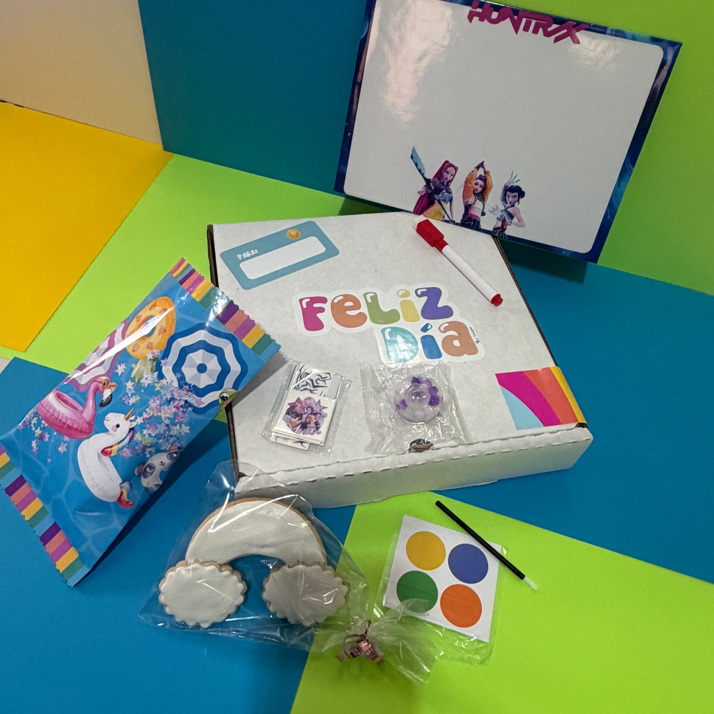 Caja con kit completo del dia del niño