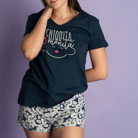 Pijama de short para mujer  - Chiquita y Monita -