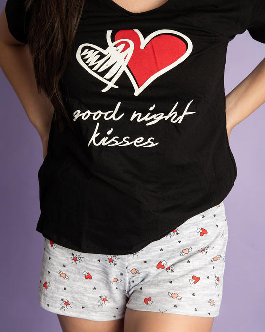 Pijama de short para mujer  - Good night Kisses-