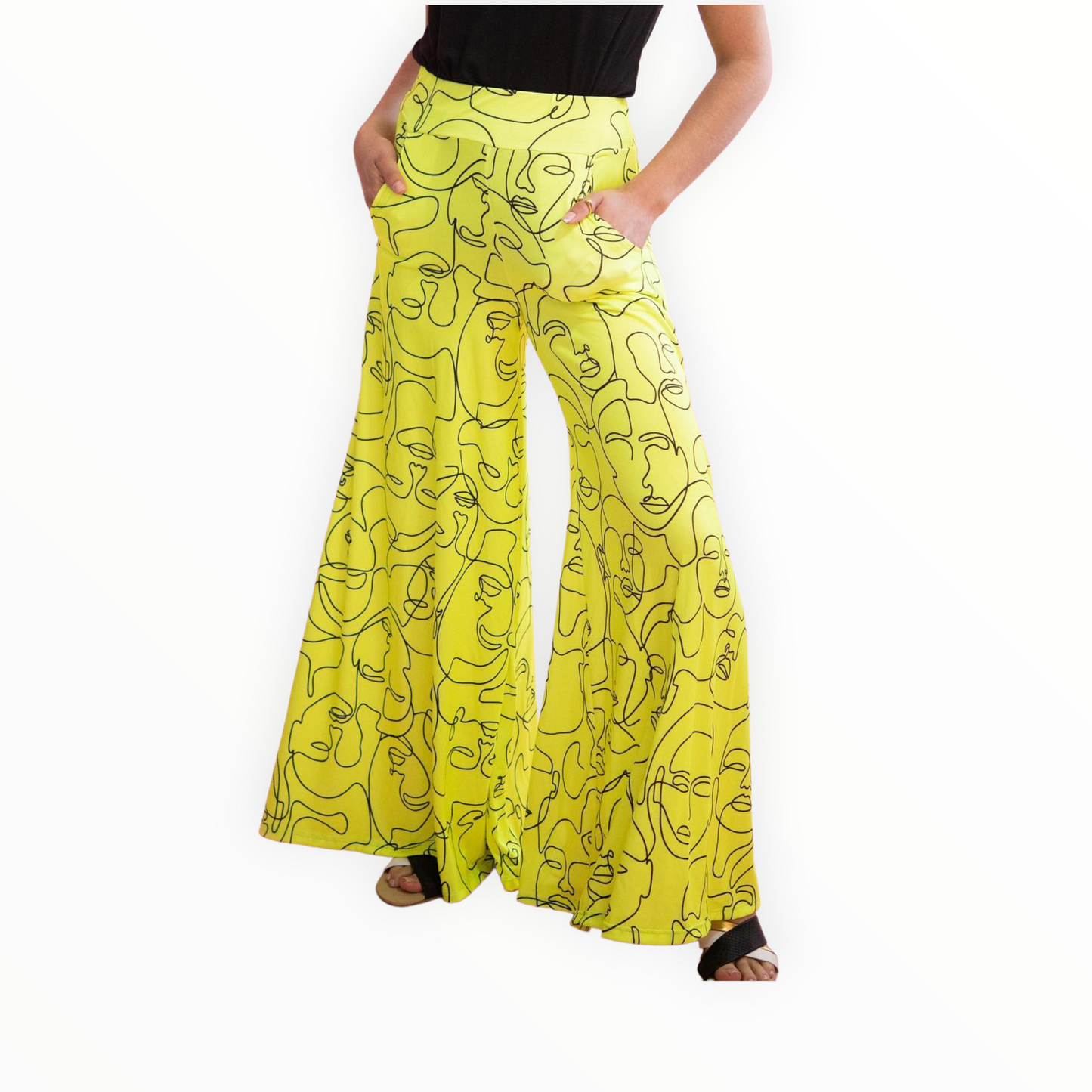 Pantalon pierna ancha para  Dama