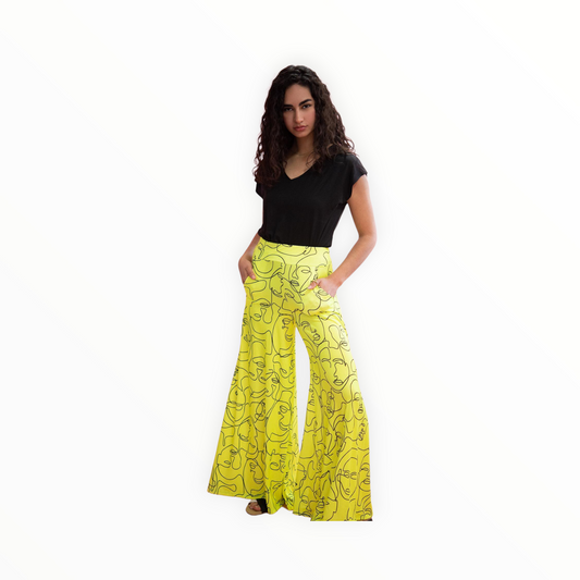 Pantalon pierna ancha para  Dama