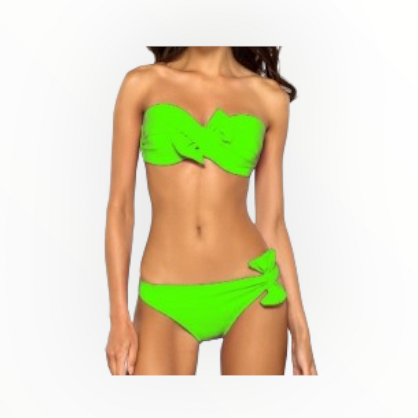 Traje de baño 2 piezas para dama Moño