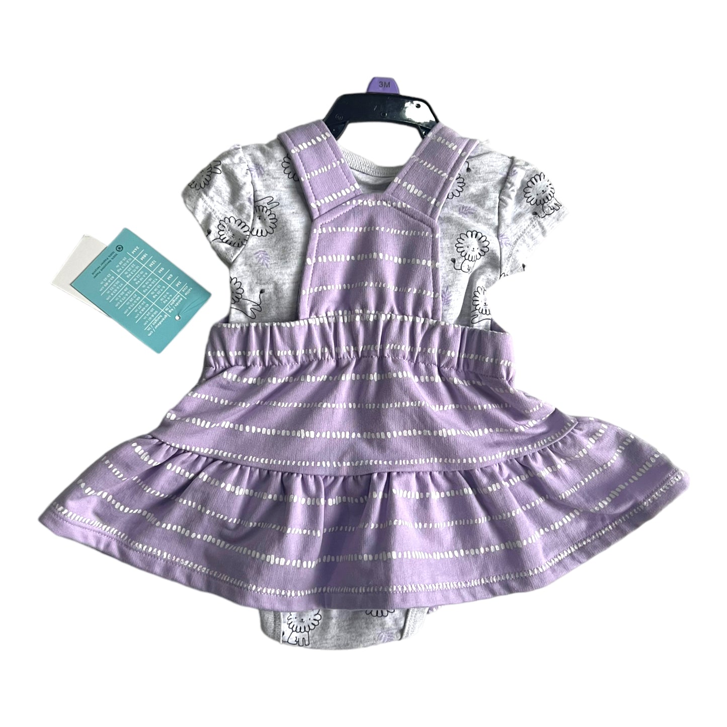 Conjunto de 2 piezas de Pañalero y Falda Pekkle