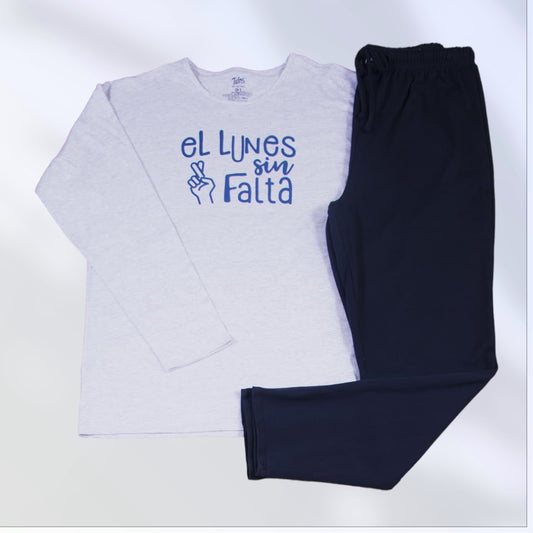 Pijama para Hombre El Lunes sin Falta - Opcion parejas -