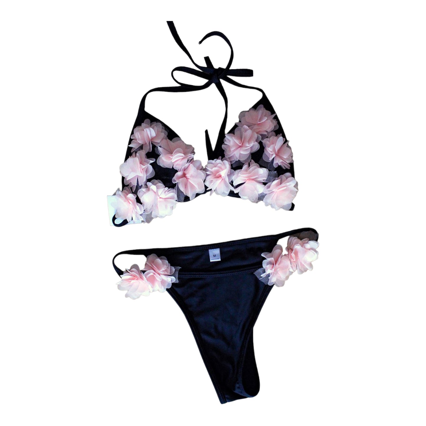Traje de baño bikini flores para dama
