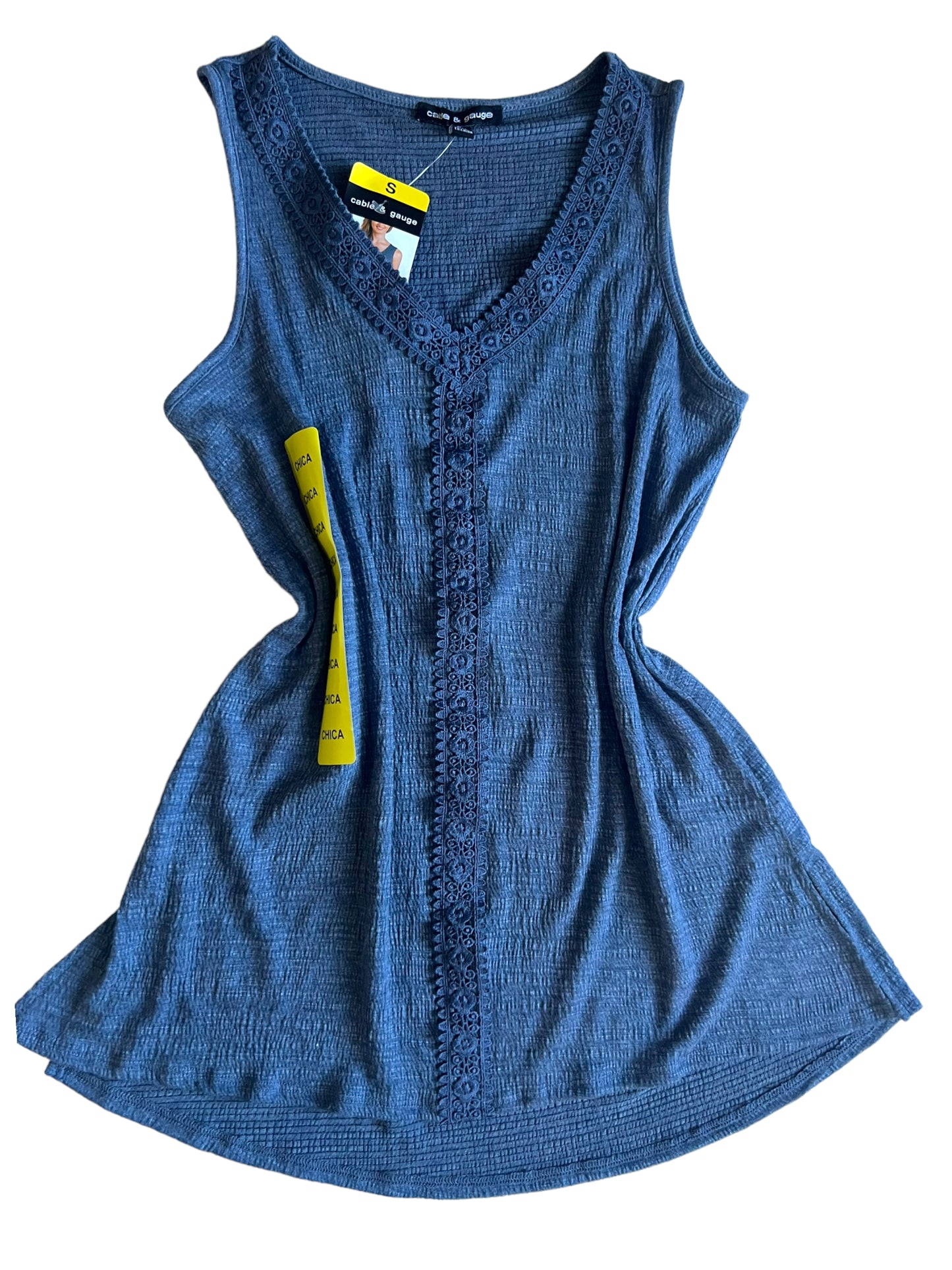 Blusa para Dama sin mangas Cable & Gauge
