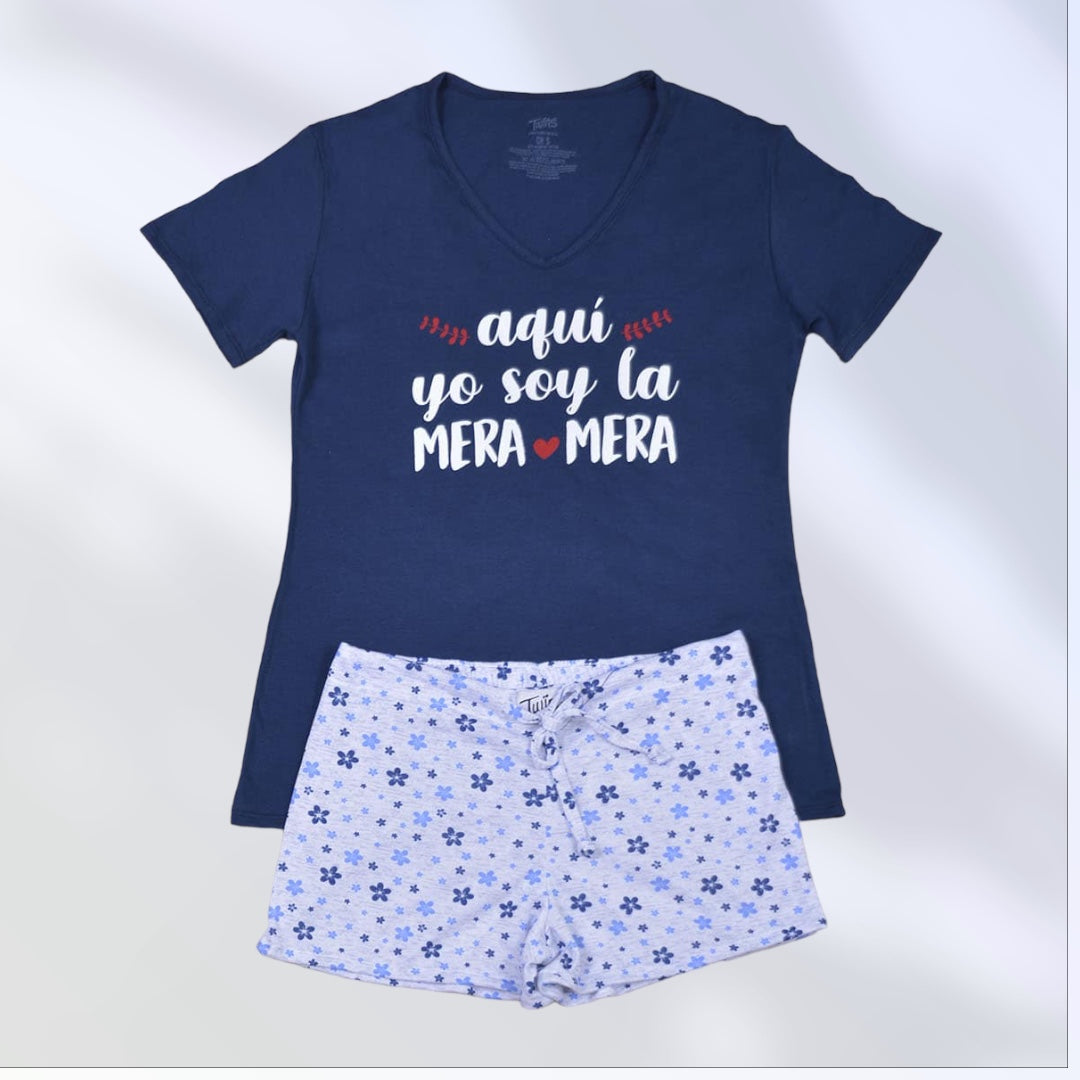 Pijama de short para mujer  -Soy la mera mera-
